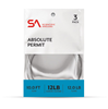 Scientific Anglers 10' Absolute Permit Leader with high knot strength and abrasion resistance for casting crab flies